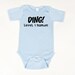 Geeky Baby Onesie DING Level 1 human