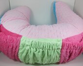 Made To Order Baby Boppy Personalized with Removeable Cover and Pockets - Choose your own colors FREE Monogramming