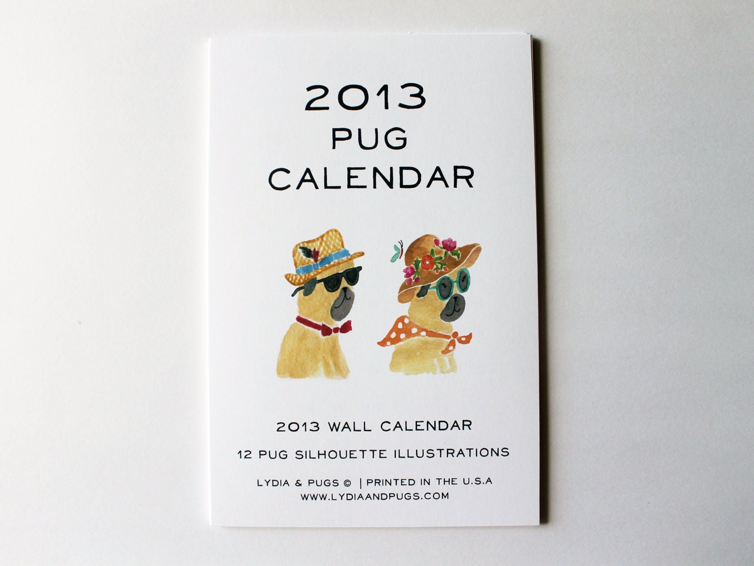2013 Pug Calendar