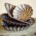 vintage baking tins from Europe, set of 4 fluted tart tins all with fabulous patina