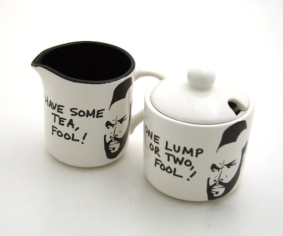 Mr T Tea Cream and Sugar bowl set