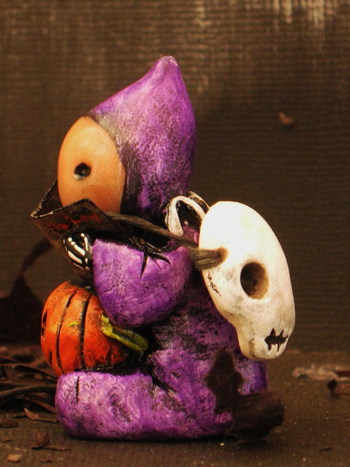 Scary Book Poppet- Lisa Snellings for Halloween - Scary Stories