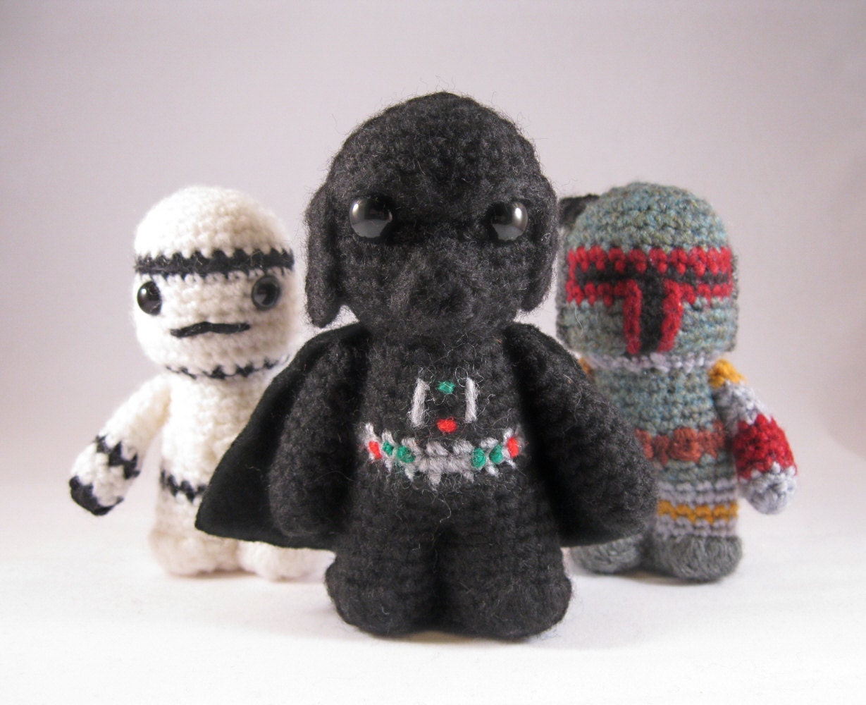 PDFs of any 3 Star Wars Mini Amigurumi Patterns