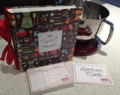 Hand Wrapped Recipe Album Kit - Perfect for a Recipe Shower - Handwrapped Laminated Album