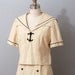 r e s e r v e d  1940s Dress Set - Sailor 3 Piece Nautical Set