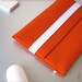 Macbook Air felt sleeve 11or 13 inch Mac Book Air ORANGE original german woolen felt