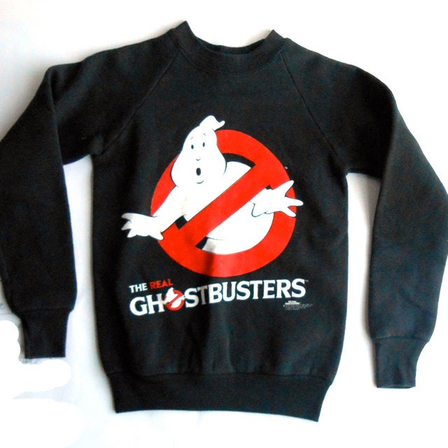 Authentic Vintage 80s Ghostbusters Sweatshirt / Size Kids or XXS