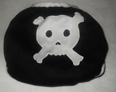 one size AI2 Skull butt  cloth diaper cover