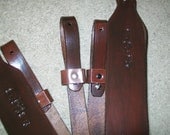Groomsmen Gift  5  Personalized  Leather Rifle Sling  with Initials