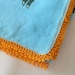 Vintage Scarf, Turquoise Blue Scarf, Turkish Anatolian Traditional Scarf, Turkish Scarf, Cotton Scarf