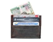 Super Slim Leather Credit Card Wallet - Eco Friendly Men's Leather Wallet