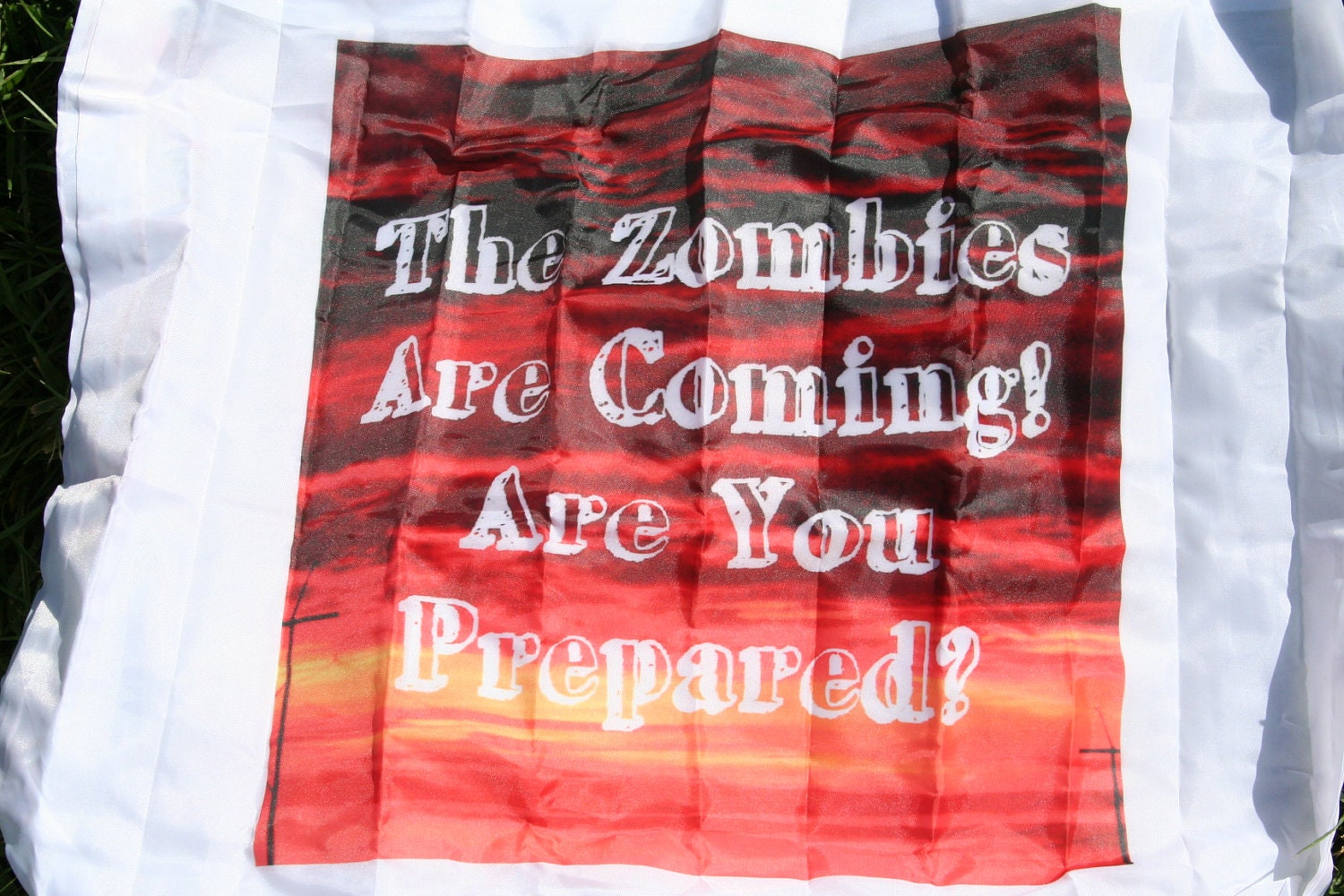 Zombie Shopping Bag - Zombies Are Coming - Reusable