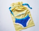 Lingerie/Laundry Bag  with  Hand Embroidered  "Wear Me"