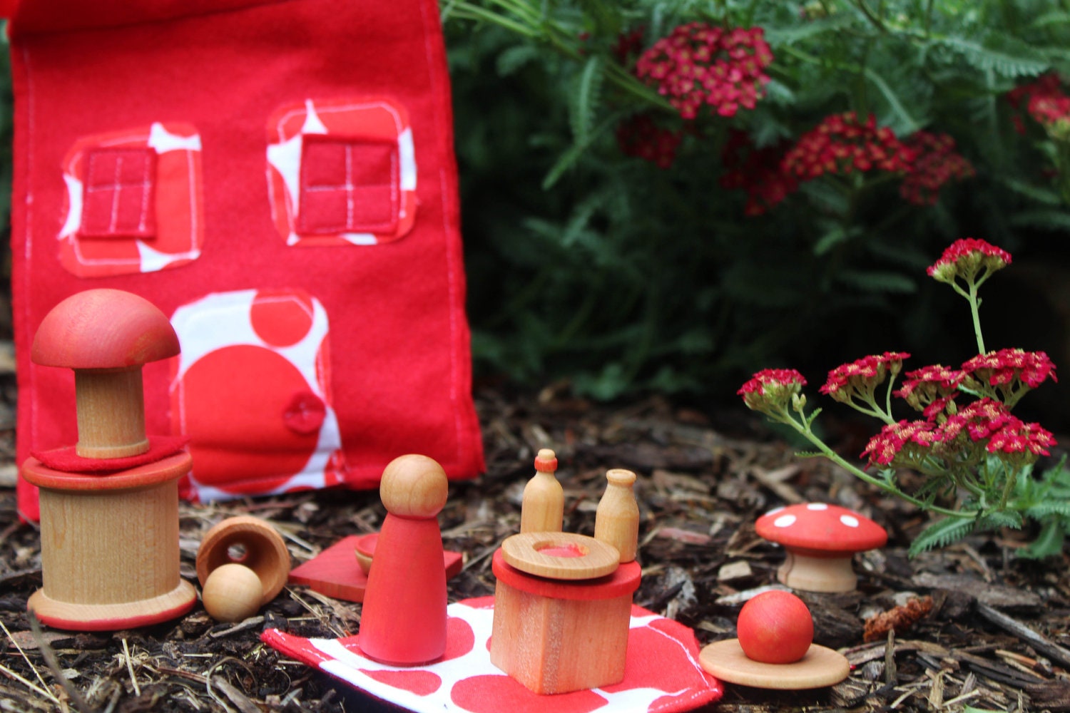 Fairy Friend - You Choose the Color - A Waldorf and Montessori Inspired Pretend Friend Play Set