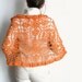 Lace  Shawl  Wrap OrangeTangerine