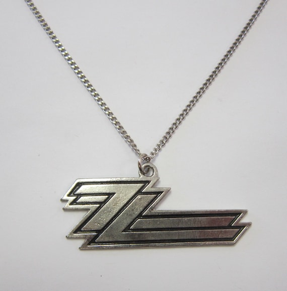 Vintage Z Z Top Necklace DEADSTOCK