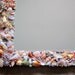 Seashell Mirror for Beach Decor - Nautical Decor Shell Mirror in Natural or All White, Lg Rectangular