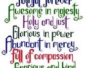 My God Is - Cross Stitch Pattern, Sweetwater Designs, 50