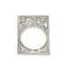 Sterling Silver Stack Ring, Slice Silver Ring, Silver Flat Circles Ring