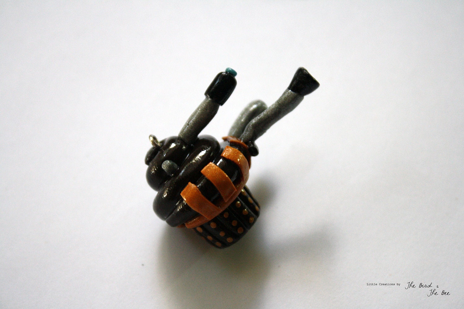 Dalek Cupcake Pendant