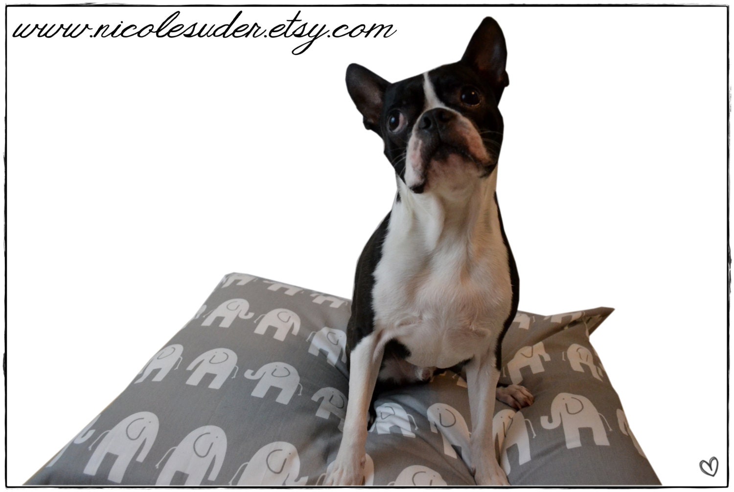 CUSTOM  L 36X37 Designer Pet Bed Cover Made in the Fabrics of Your Choice. Available in 5 different sizes