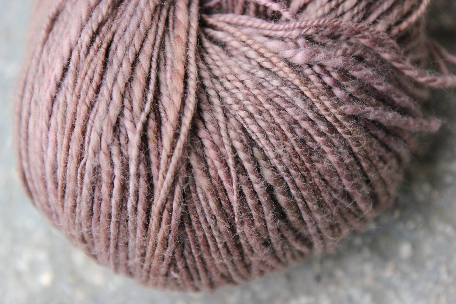 Brown Bear - Hand Spun and Hand Dyed Organic Cotton - 367 yds