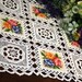 Crochet flower squares