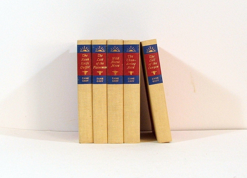 Vintage Books, Zane Grey Collection of Five