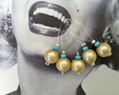 Snag Free Knitting Stitch Markers - CREAM SODA DROPS