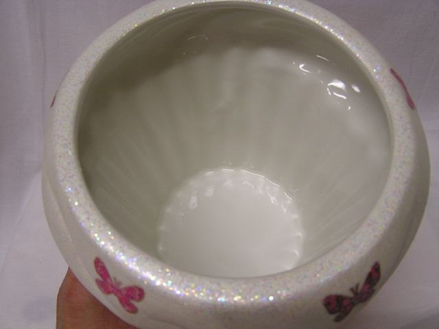 Flutterby Cupcake Jar Pink