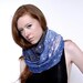 Galaxy Scarf SMC Nebula Circle Scarf, Galaxy Printed Scarf, Infinity Scarf, Warm Scarf, Organic Cotton.