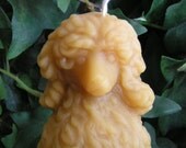 Poodle Beeswax Candle