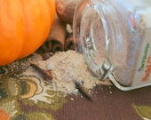 Spicy Pumpkin Organic Cleansing Grains face wash and scrub natural eco-friendly all skin types SAMPLE