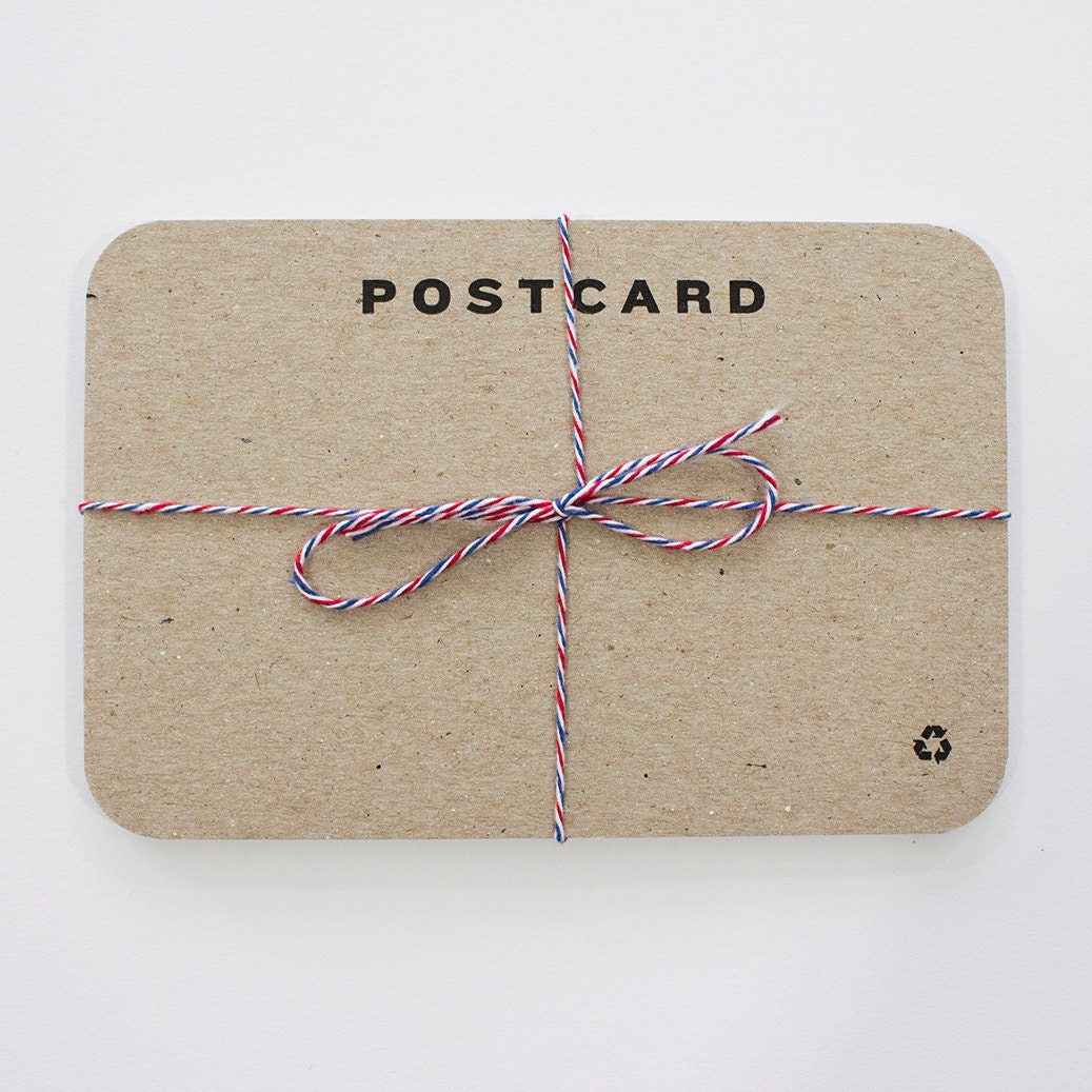 Blank Letterpress Postcards