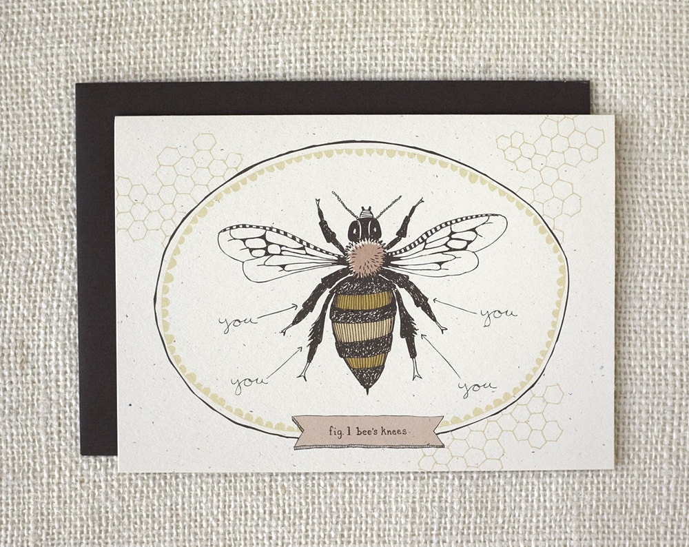 Love / Anniversary Card - Bee's Knees