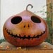 Halloween Gourd Jack-O-Lantern XXX Large (inspired by Tim Burton) Jack Skellington Spooky Fall Candy Bowl Decoration