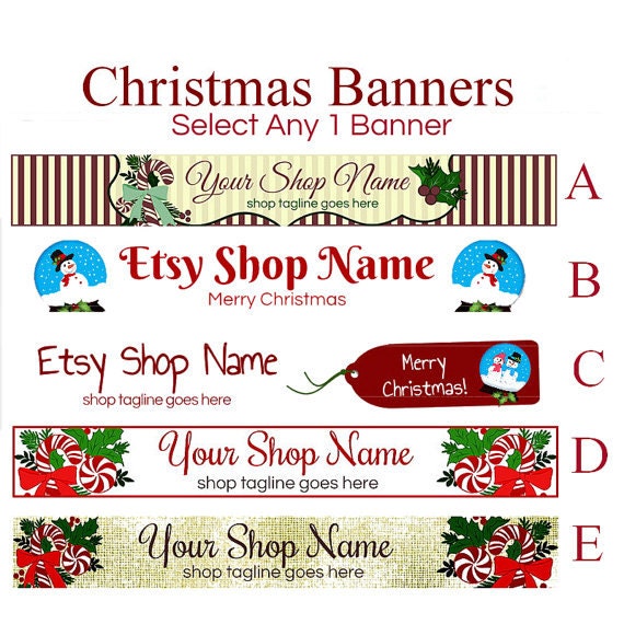 Christmas Etsy Banners 2