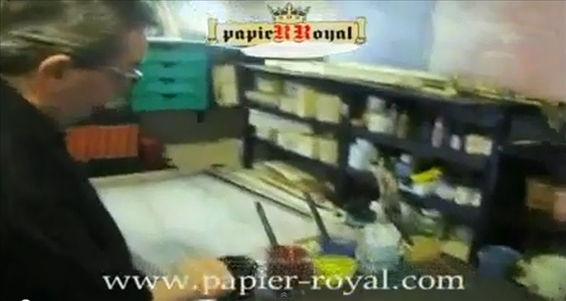 hand marbled paper   Bookbinding cm 50 x 70.  3424