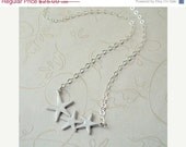 Silver Starfish Necklace / Beach jewelry / everyday jewelry