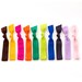 The Fall 2012 Package - 10 Elastic Solid Color Hair Ties that Double as Bracelets by Mane Message on Etsy