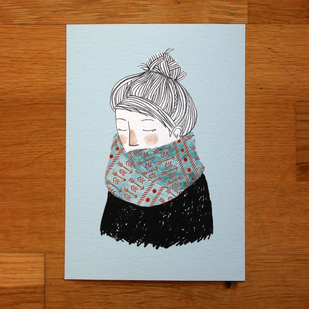 Arrow Scarf print