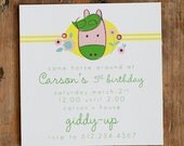 Horse Birthday Invitations