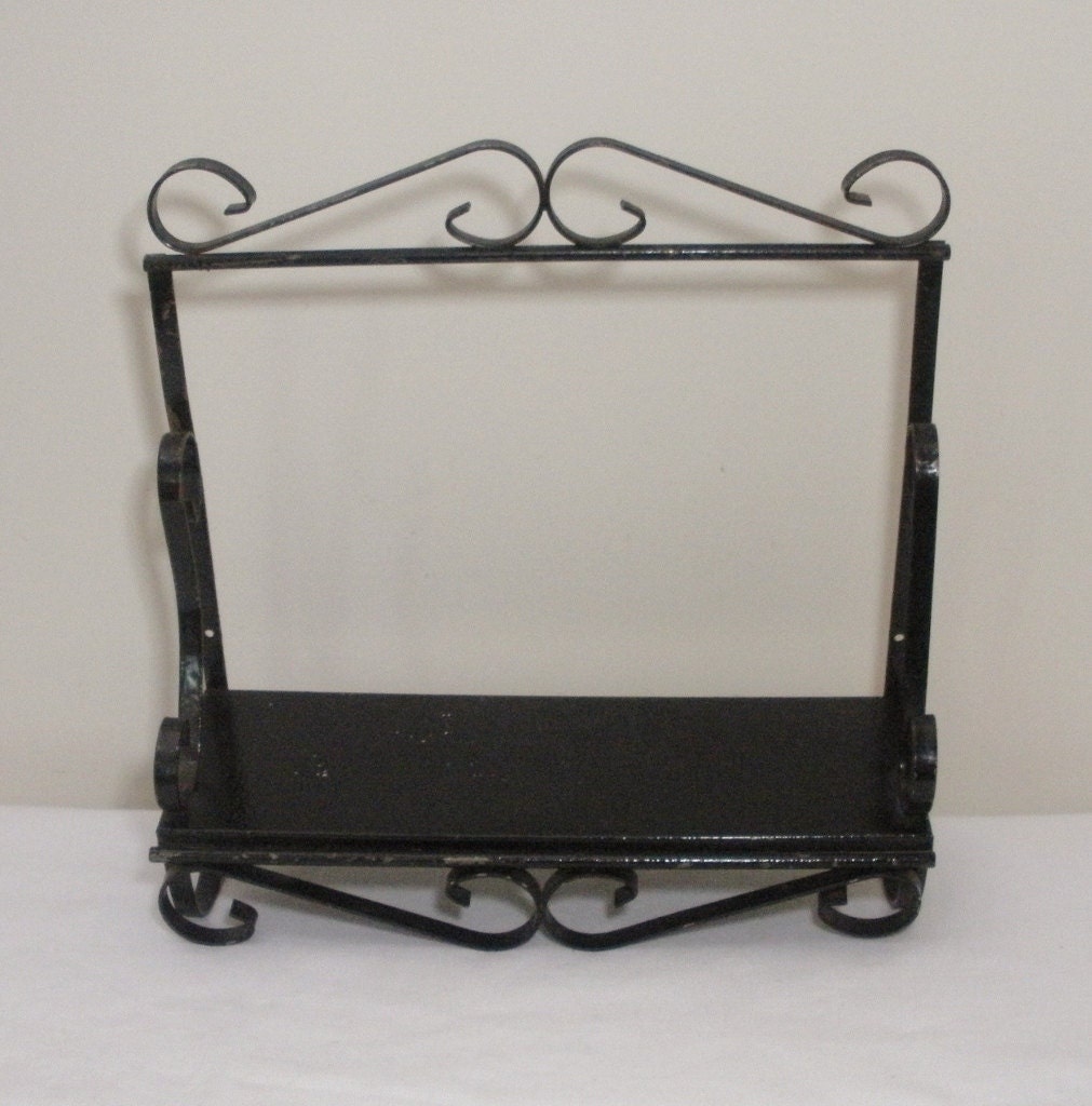 Wrought Iron Shelf