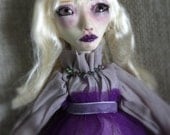 Art Doll Isabella White Gothic One of a kind