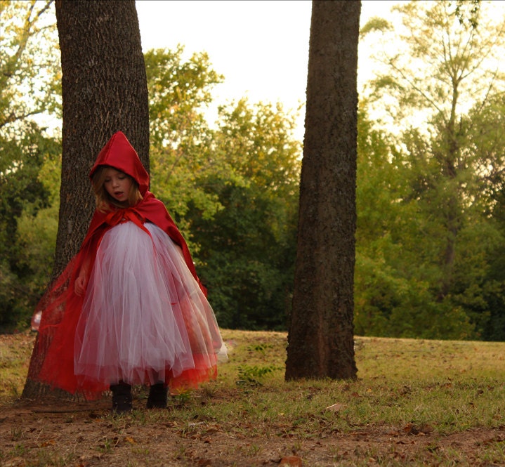 Little Red Riding Hood Tutu Costume 12m-5T - AvaBellesCloset