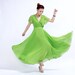 Green chiffon maxi dress (WQ15)