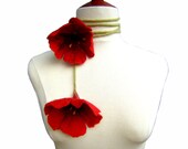 Red Poppy Necklace