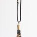 Bullet & Suede Nebula Necklace Black Bronze