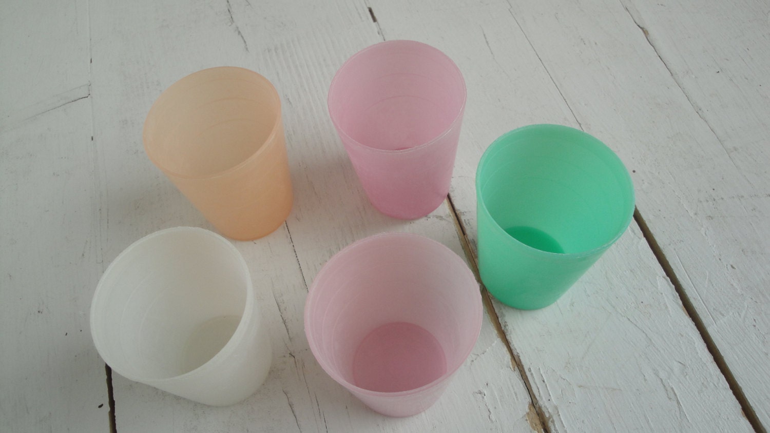 Vintage Tupperware Pastel Midgets set of 5