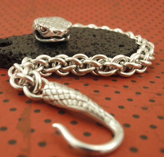 Uber Snake Bracelet I Kit - Aluminum Jens Pind Chainmaille